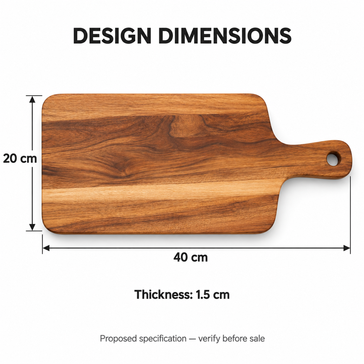 Acacia Serving Board