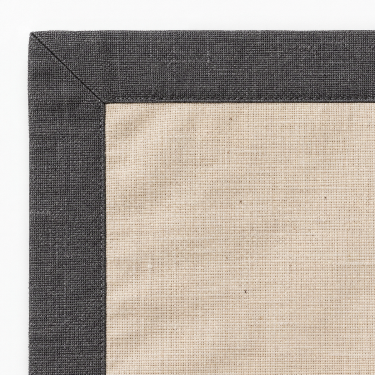 Charcoal Border Placemats - Set of 4