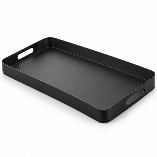 Matte Black Serving Tray
